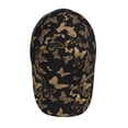 thumbnail image 4 of Daiia Modern Golden Butterfly print Baseball Cap Men Women Golf Dad Hat Adjustable Original Classic Low Profile Hat Unconstructed Plain Cap, 4 of 9