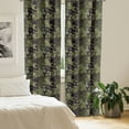 thumbnail image 3 of Ambesonne Khaki 4-Panel Curtains, Camouflage Motif Camo Stains, 56"x95", Army Green Slate Brown, 3 of 4