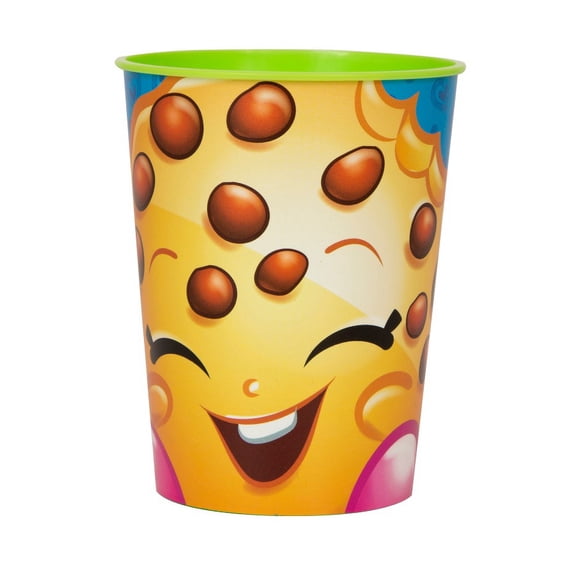16oz Shopkins Cookie Plastic Stadium Cup, 1ct