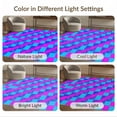 thumbnail image 7 of ODIKA 6'x9' Washable Area Rug Non-Slip, Easy Care, Ombre Short Checked Symmetrical Interlocking Cell Formation Checkered for Family Room, Living Room, Master Bedroom, 7 of 7