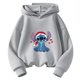 thumbnail image 5 of Conjunto de sudadera con capucha de Stitch Kawaii para niñas, sudaderas casuales de manga larga de Hello Kitty, tops de chándal para niños de 2 a 13 años, tops casuales, 5 of 5