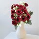 thumbnail image 5 of Peones Flores Artificiales Rosa de Seda Y Ramo de Peones para Decoraciones de Boda Del Hogar, Guía de la Flor de Mano de la Ruta Decoración de la Pared, 5 of 7