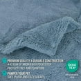thumbnail image 5 of PetAmi Fluffy Waterproof Dog Blanket For Small Medium Dogs, Soft Warm Pet Sherpa Throw Pee Proof Couch Cover, Reversible Cat Puppy Bed Blanket Sofa Protector, Plush Washable Pad (Dusty Blue, 29x40), 5 of 10