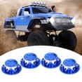 thumbnail image 4 of Dustproof Tire Nut, Remote Control Car Parts Aluminum Alloy Aluminum Alloy Rim Nut, Stable Performance Wear Resistant For A-GAMA 1/8 RC Car RC Car Accessory Dark Blue, 4 of 8