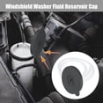 thumbnail image 2 of B8913-JG000 Washer Fluid Reservoir Tank Bottle Cap Cover Windshield Wiper Gray for Nissan Rogue 2008-2013, 2 of 6