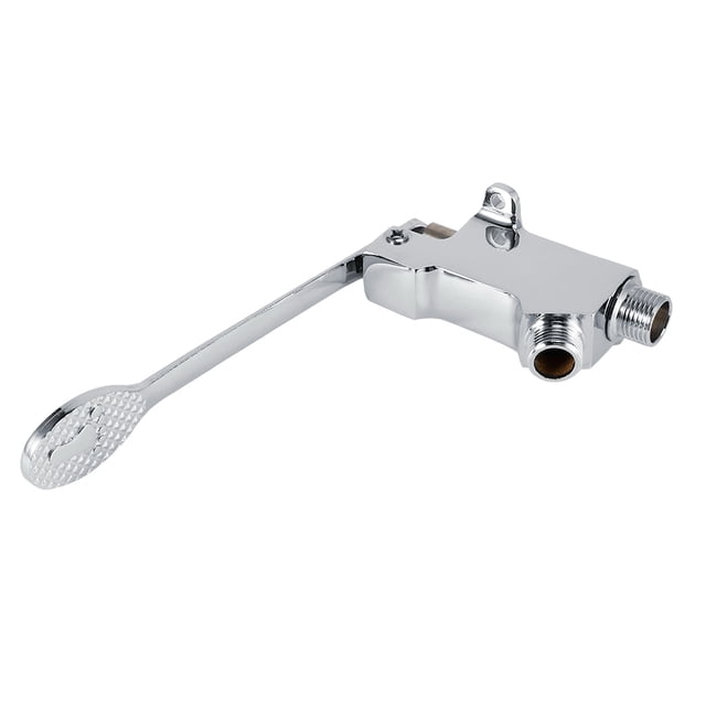 Válvula de pie simple para grifo, rosca G1/2, pedal de piso de cobre, válvula de pedal de piso de control de grifo, fabricada por expertos