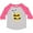 Heather and Hot Pink, variant on Inktastic Cute Bee Initial B Boys or Girls Toddler T-Shirt