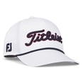 thumbnail image 2 of Gorra de Golf Titleist Tour Rope Blanca Azul Marino Roja Snapback, 2 of 5