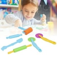 thumbnail image 4 of Dough Tools Molds,  Brightly Colored Clay Dough Tools Develop Imagination Non-  For School For Home For Children, 4 of 8