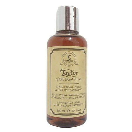 taylor of old bond street sandalwood luxury hair & body shampoo 100 ml 3.4