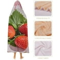 thumbnail image 4 of Wearable Blanket Hoodie Oversized Soft Warm Hooded Blanket Lovely Strawberry Blanket Throw Wrap Poncho for Women, 4 of 6