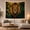 Golden Eyed Lion, variant on Depiction Figure Lion with Thick Flowing Tawny Mane, Mystical Fantasy for Space Lovers, Galaxy Room Decor, Mother'S Day Gift, Tapestry Wall Hanging for Bedroom and Dorm