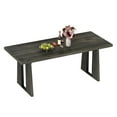thumbnail image 2 of Uforic 70" Wood Dining Table for 6-8 Person, Farmhouse Rectangle Dining Table withHeavy Duty Leg, Kitchen Table for Gathering, Kitchen, Dining Living Room, Gray, 2 of 8