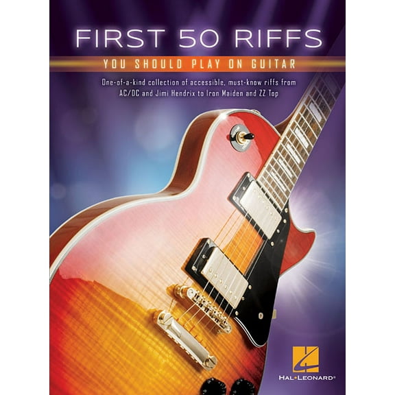 First 50 Riffs You Should Play on Guitar, (Paperback)