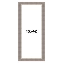 16x42 Frame Grey Real Wood Picture Frame Width 2.75 Inches | Interior Frame Depth 0.5 Inches |