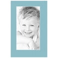 thumbnail image 2 of ArtToFrames 11x17" French Blue Custom Mat for Picture Frame with Opening for 7x13" Photos. Mat Only, Frame Not Included (MAT-158), 2 of 5