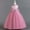 Pink, variant on NAISIBABY Girls Princess Dress, Bow Satin Sequin Mesh Formal Pageant Dress Prom Maxi Dress Pink 140