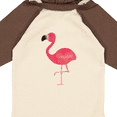 thumbnail image 4 of Inktastic Cute Flamingo Bird Boys or Girls Long Sleeve Baby Bodysuit, 4 of 5