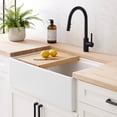 thumbnail image 2 of Sinkology SinkSense Hanzo Hevea Wood 1.5 Cutting Board - 17.25" x 12.5" x 1.5", 2 of 5