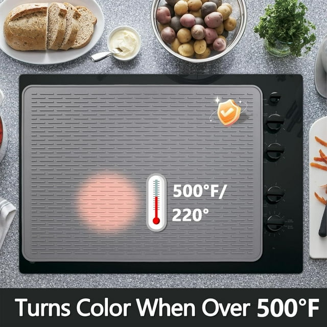 Stove Cover Mat Extra Large Kitchen Mat Silicate Stove Tablecloth Multi-purpose Mat