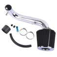thumbnail image 3 of GELUOXI 2.5'' Cold Air Intake Kit w/Filter Black for 2001-2005 Honda Civic 1.7L AT/MT Racing, 3 of 8