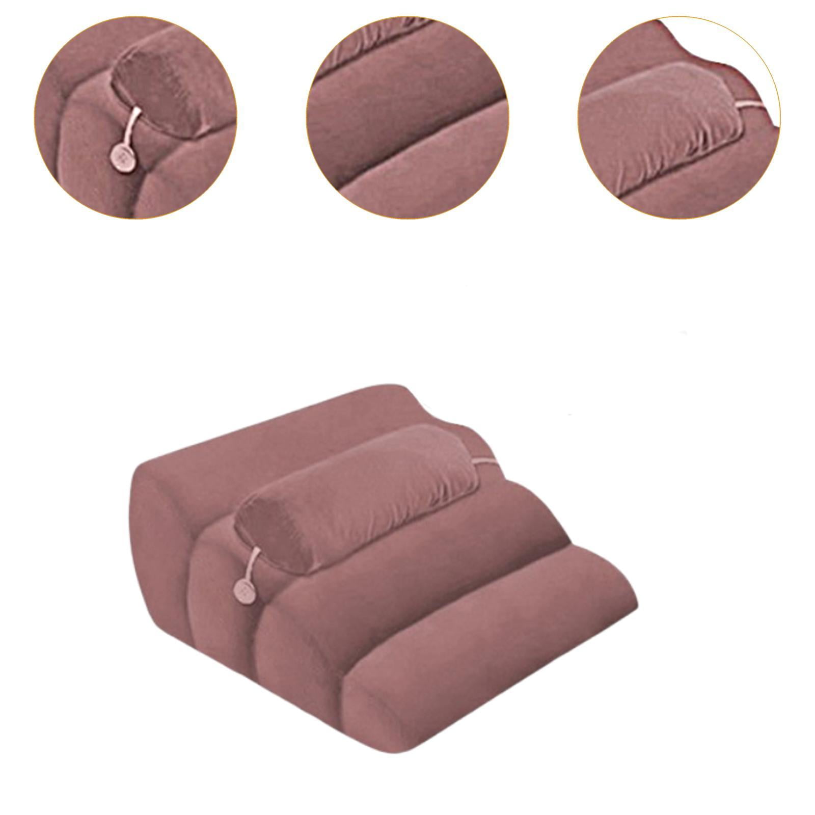 Esquirla Face Down Pillow, Sleeping Pillow, Soft Leg Support Bed Wedge Prone Pillow, Wedge Pillow for Watching Movies Relaxing Reading Pink