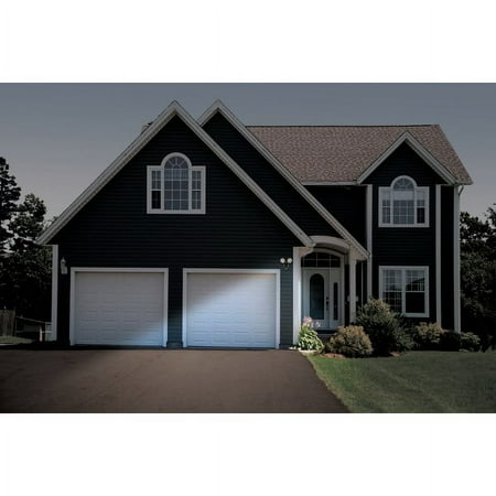 MAXSA Innovations - Battery-Powered Motion-Activated Dual Head LED Security Spotlight