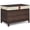 Brown-105L, variant on Brown 105L Wicker Storage Chest with Lid and Removable Liner Bag