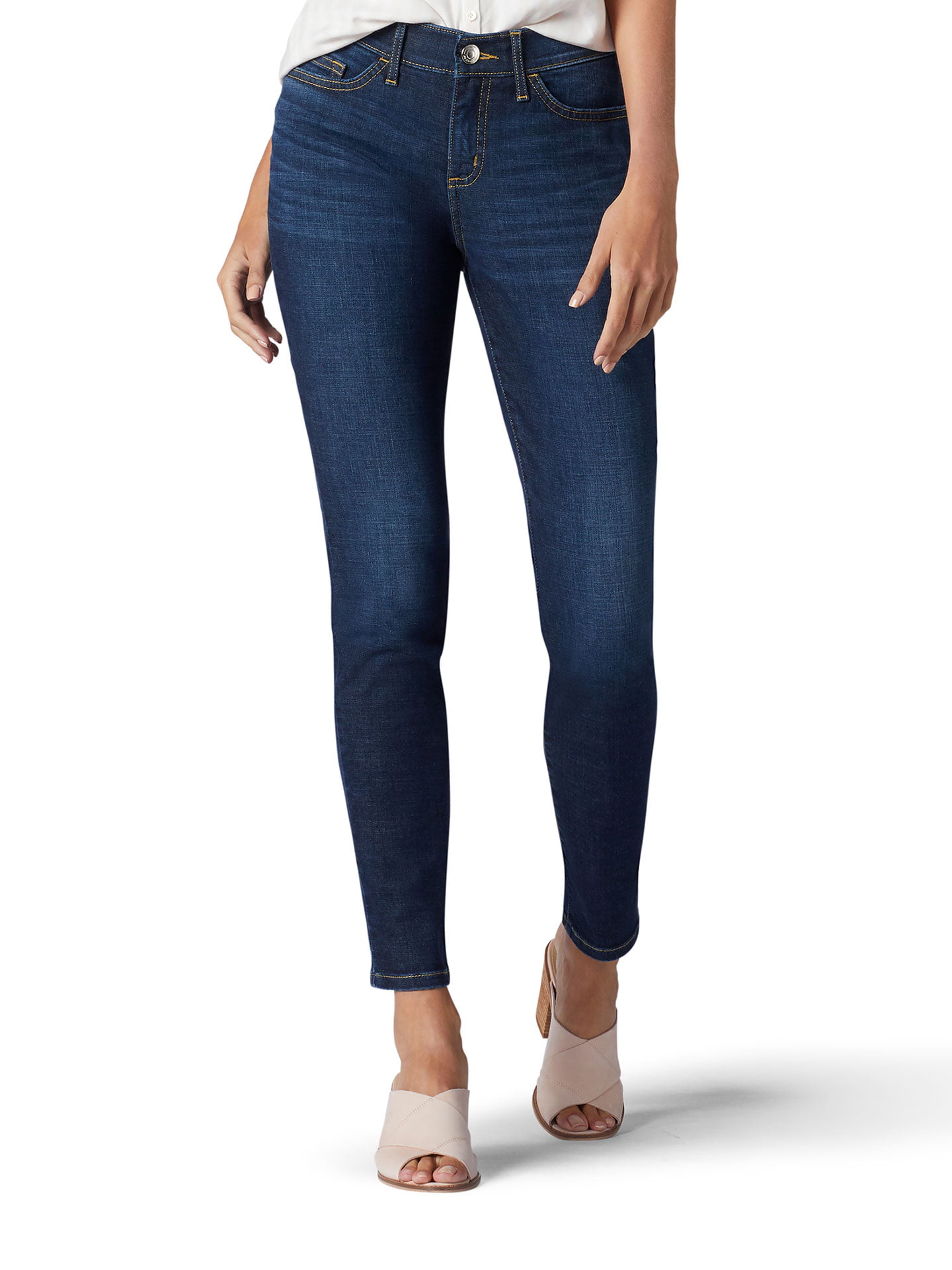 Lee Women's Flex Motion Skinny Leg Jeans, Shipwreck, 10 - Walmart.com