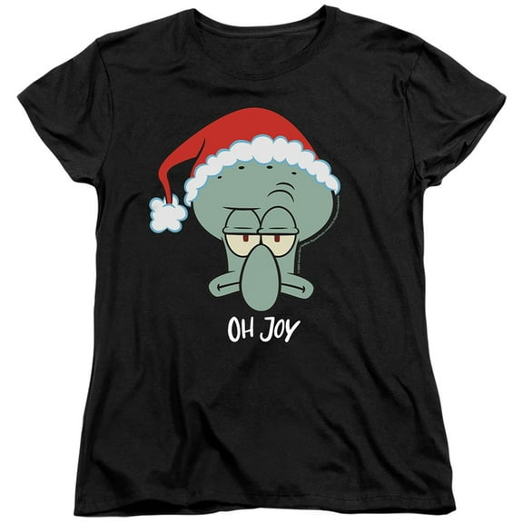 Spongebob Squarepants Squidward Christmas Joy Women's T Shirt