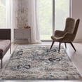 thumbnail image 2 of Luxe Weavers Oriental Gray 8x10 Area Rug Distressed Floral Carpet, 2 of 5