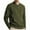 Army Green, variant on Mens Tshirt Hvyesh Mens Big and Tall Casual Golf Shirts Mock Neck Fashion Long Sleeve T-Shirts Regular Fit Button Up Henley Shirt with Pockets