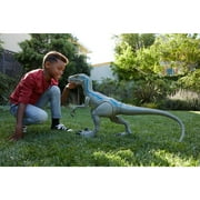 Jurassic World Super Colossal Velociraptor Blue