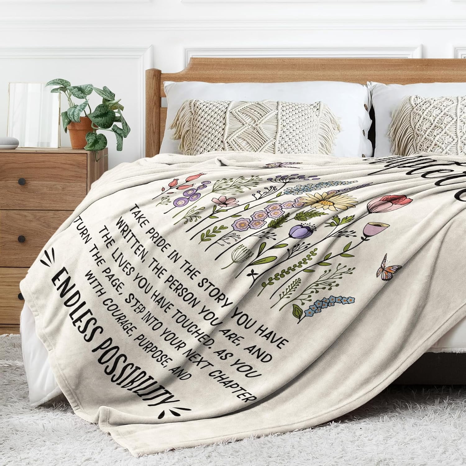 60th Birthday Gifts for Women, Chapter 60 Birthday Blanket, 60 Year Old Bday Gift for Woman, Friend, Sister, Mom, 1965, 60th Birthday Decorations, Turning 60 Throw Blankets