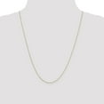 thumbnail image 2 of 10k Yellow Gold .6mm Solid Diamond-Cut Cable Chain Necklace 24", 2 of 6