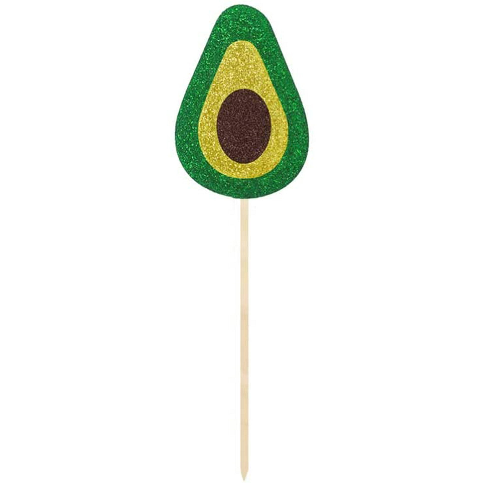 Tropical Avocado Cupcake Topper- Summer Avocado Party Decorations for  Cocktail Party Picks Cupcake Toppers Cake Birthday Decorations | Walmart  Canada