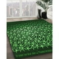 thumbnail image 2 of Ahgly Company Indoor Rectangle Patterned Dark Forest Green Area Rugs, 4' x 6', 2 of 6