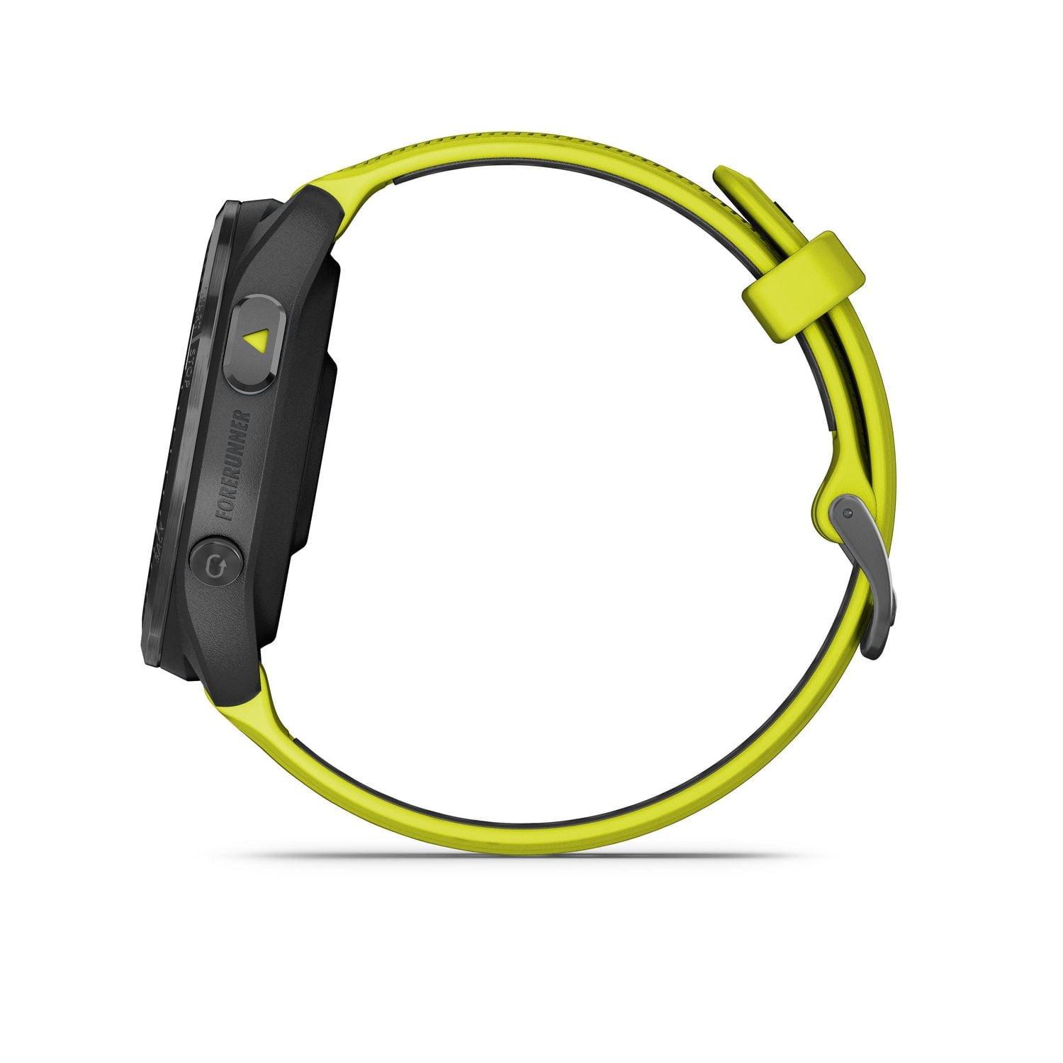 Garmin Forerunner® 965 GPS Smartwatch - Titanium Bezel with Whitestone Case and Whitestone/Powder Grey Silicone Band