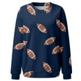 thumbnail image 5 of CAIXIA Football Crew Neck Sweatshirts Women Fashion Trendy Crewneck Long Sleeve Sweaters Top Pullover Vacation Novelty Print Womens Sweaters 2026 Fall Outfits Clothes, 5 of 6