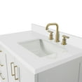 thumbnail image 5 of Ariel Q037SRWQRVOWHT Taylor 36" Free Standing Single Basin Vanity Set - White, 5 of 11