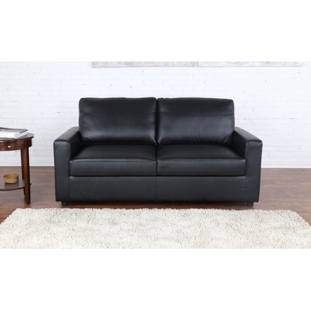 Bonded Leather Living Room Sleeper Pull Out Sofa And Bed