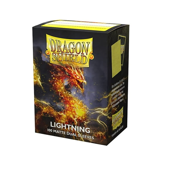2 Packs Dragon Shield Dual Matte Lightning Standard Size 100 ct Card Sleeves Value Bundle!