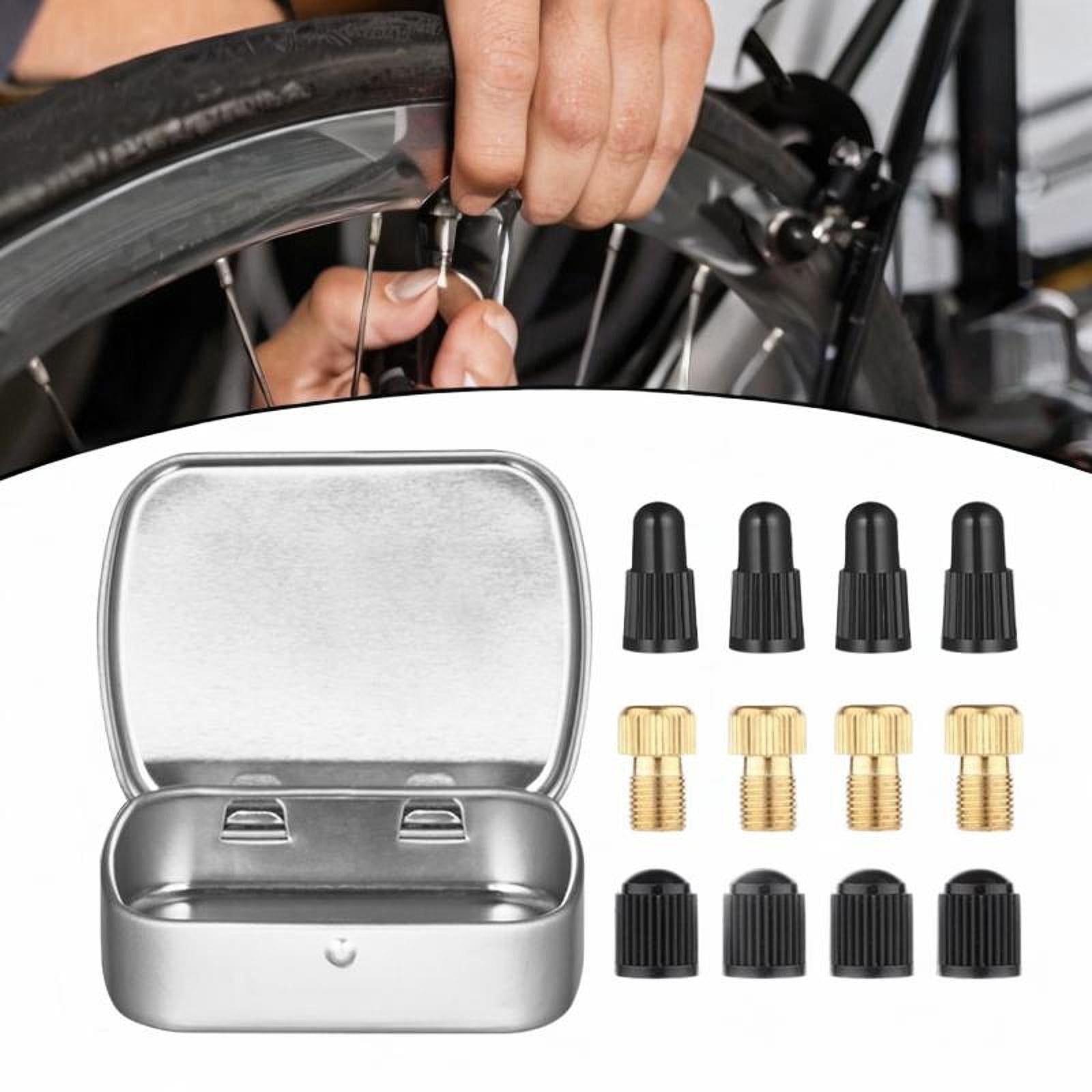 Kit Adaptateur De Valve 5 Pièces Pour Gonflage Pneus Voiture, Vélo, Ballons - Valve Française, Bouchons 8mm, Aiguilles - 10