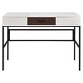 thumbnail image 2 of Verster Built-in USB Port Writing Desk in Natural & Black Finish, 2 of 8