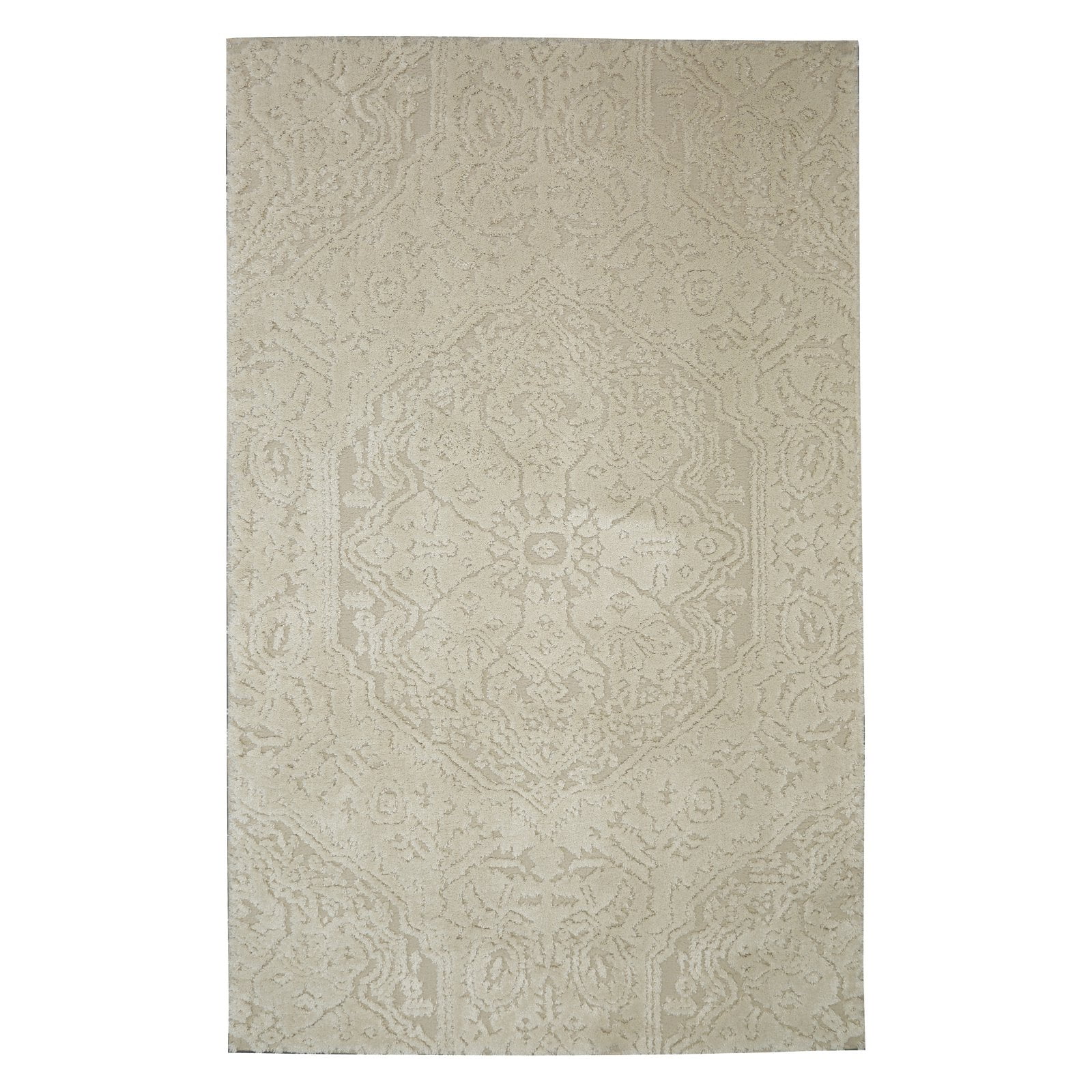 Mohawk Home Francesca Farmhouse Area Rug, Cream, 5' x 8'