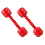 BRIGHTFUFU 2pcs Dumbbells à poignée ronde pour l'exercice à domicile des enfants
