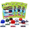 Party Animal Mad Lids Series 2 MLB Mini Baseball Caps Blind Bags Gift Set Party Bundle - 4 Pack