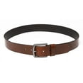 thumbnail image 5 of Men’s Casual Genuine Leather Jeans Belts 1 1/2" Wide Work Dress Belt for Men, 5 of 5