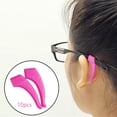 thumbnail image 1 of Eyeglass Ear Hook,Anti Slip Eyeglass Ear Hook Eyewear Accessories,Eye glassess Temple Tip Holder Eyewear Retainers,Comfortable Fashion Silicone Eyeglassess Grip,Silicone glasses Ear Rose Red Macarena Gancho para la oreja para anteojos, 1 of 8