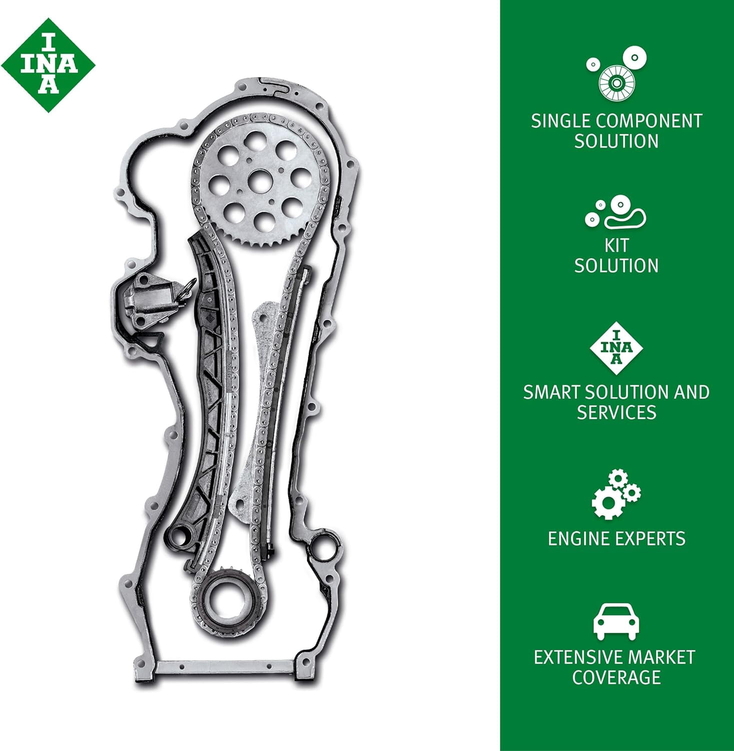 Schaeffler INA ZC0219, CDC Timing Chain, Compatible with BMW 328i 07-16, 328i xDrive 09-16, 528i 08-16, X3 07-18, X5 07-18